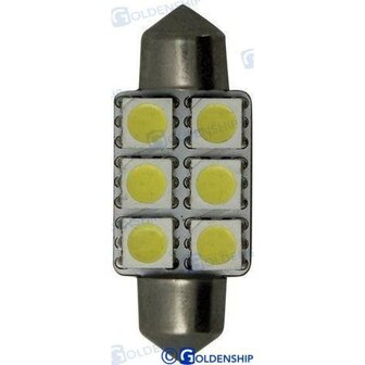 GS10540 - FESTON LAMP 6LED 1,3W 10/30V 15,9*37 1