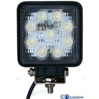 GS10243 - 27W ZWARTE LED DEKSPOTLIGHT 1