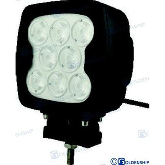 GS10378 - 80W 9-60V ZWARTE LED DEKSPOTLIGHT 1