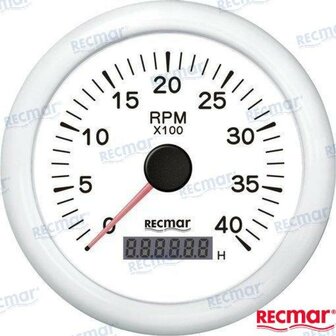 RECKY07306 - TOERENTELLER 1,0/10,0 - 0/4000 RPM WIT 1