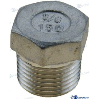 GS30580 - RVS MANNELIJKE PLUG 3/8 1