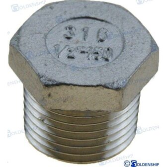 GS30583 - 1&quot; RVS MANNELIJKE STEKKERS 1