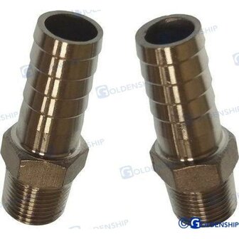 GS30222 - FITTING 3/8&quot; 15mm ROESTVRIJ STAAL (2 1