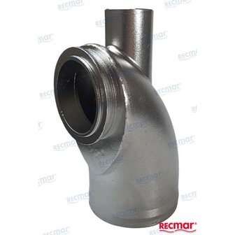 MAR119773-13501INOX - Uitlaatbocht van roestvrij staal Yanmar 1