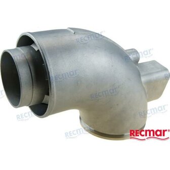 MAR261INOX - Uitlaatbocht van roestvrij staal Volvo 1