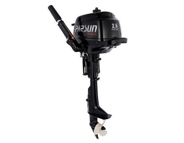 F2.6BML - Parsun 2.6 PK 4-Takt - 20 inch Langstaart Buitenboordmotor - Handmatige start - Handbediening (stuurknuppel)