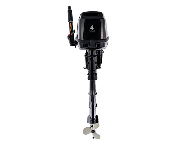 F4BML - Parsun 4 PK 4-Takt TCI - 20 inch Langstaart Buitenboordmotor - Handmatige start - Handbediening (stuurknuppel)