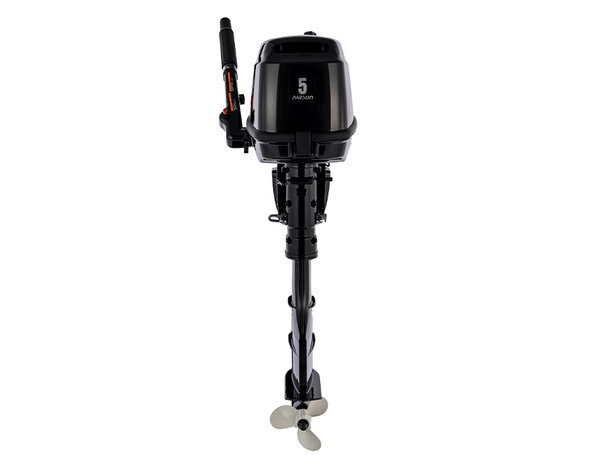 F5ABML - Parsun 5 PK 4-Takt CDI - 20 inch Langstaart Buitenboordmotor - Handmatige start - Handbediening (stuurknuppel)