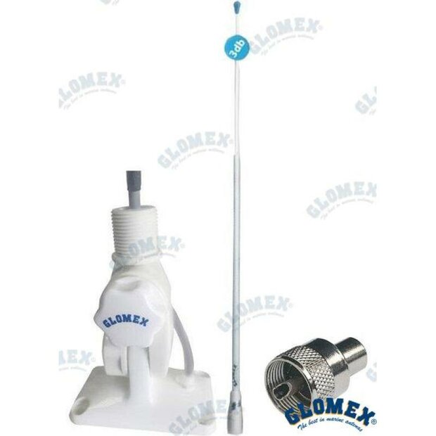 GLORA400KIT - GLOMEX RA400 ANTENNE + SOP. RA135 + RA132 1