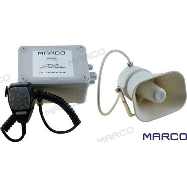 GS12204 - 12V elektronische megafoon mist/vhs/microfoon 1