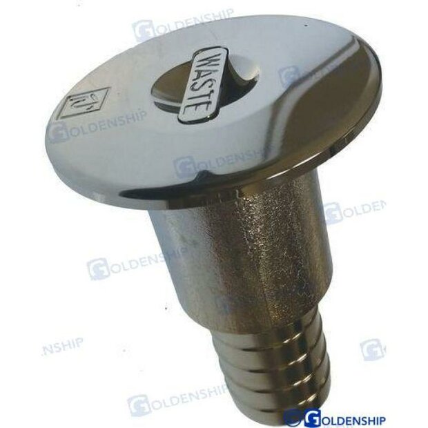 GS31104 - AFGEDEKT &quot;AFVAL&quot; 38MM LAT. INLAAT CHROOM 1