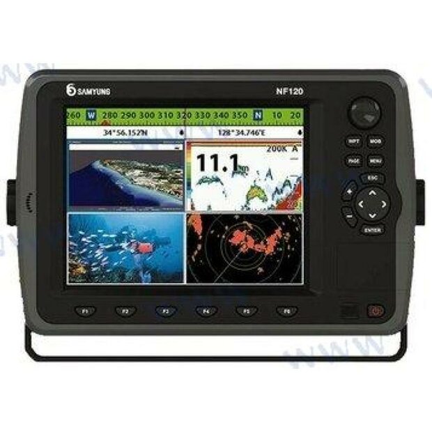 SAMNF120- Samyung NF120 Fishfinder / Kaartplotter - 12 inch kleurenscherm 1