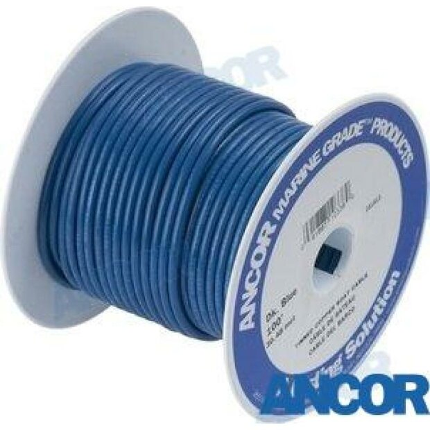 AM100150 - MARINE KABEL 18 AWG (0,8 mm) Blauw 152 m 1
