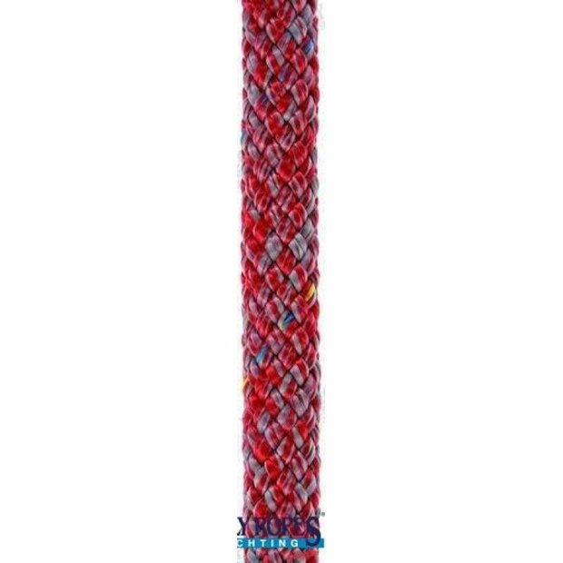 POL2082812608 - POLY-BRAID-32 8 MM GRIJS/ROOD (150M 1