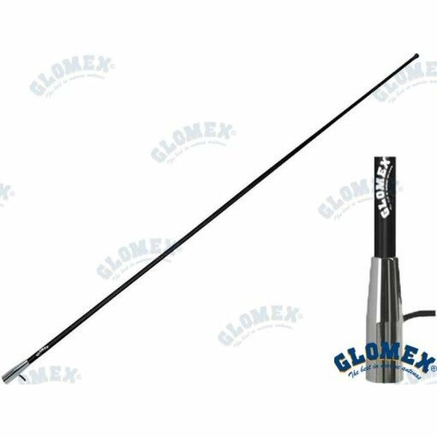 GLORA400CRFM/BK - 1,5 m ZWART CHROOM DRAAD 1