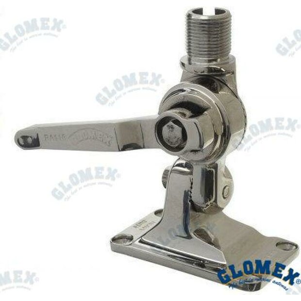 GLORA116SS - 4-POSITIE ROESTVRIJSTALEN KOGELGEWRICHT - VERGRENDELING 1
