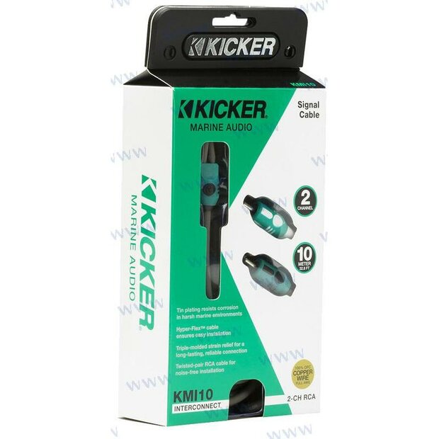 KA47KMI10 - Marine serie 2-kanaals RCA-interconnect, 10 1