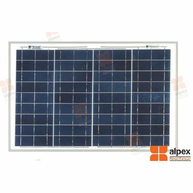 BRAND10104 - ALPEX POLYCRYSTALLINE 40W ZONNEPANEEL 1