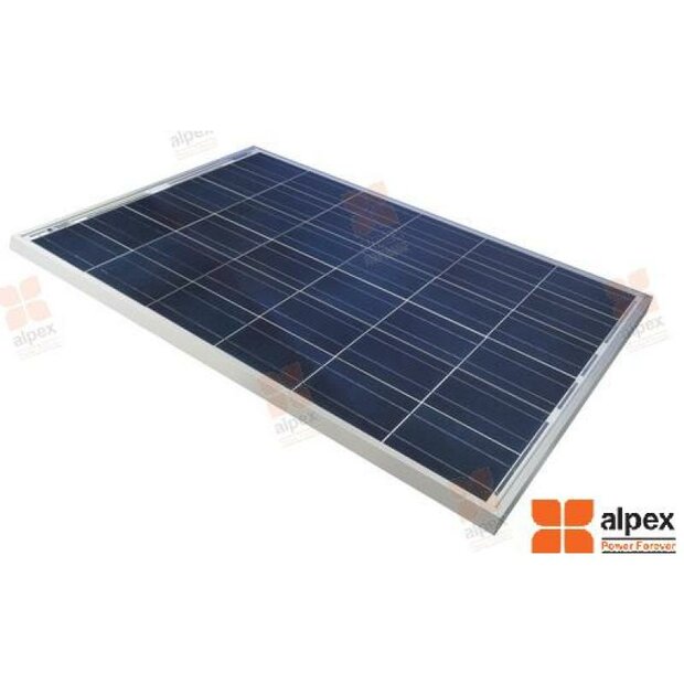 BRAND10107 - ALPEX POLYKRISTALLIJN PANEEL 100W 12V 1