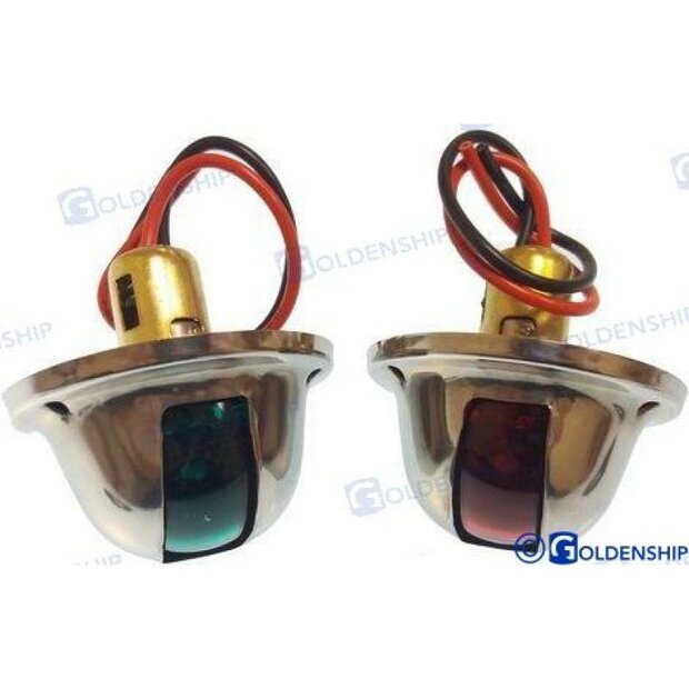 GS10030 - PAAR NAV LICHTEN VERT.ROOD.INOX. 1