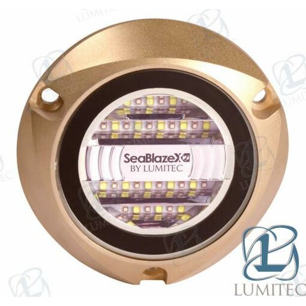 LUM101516 - WIT/BLAUW BRONZEN ONDERWATERLAMP 1