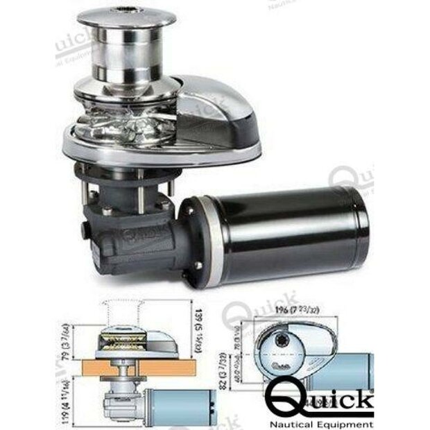 QUDP2712D - VERTICALE ANKERLIJST 700W 12V 6 MM C/C 1