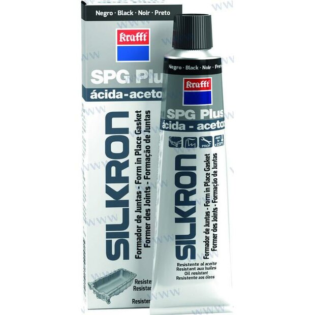 PER54291 - SILKRON SPG ZWART 75ml 1