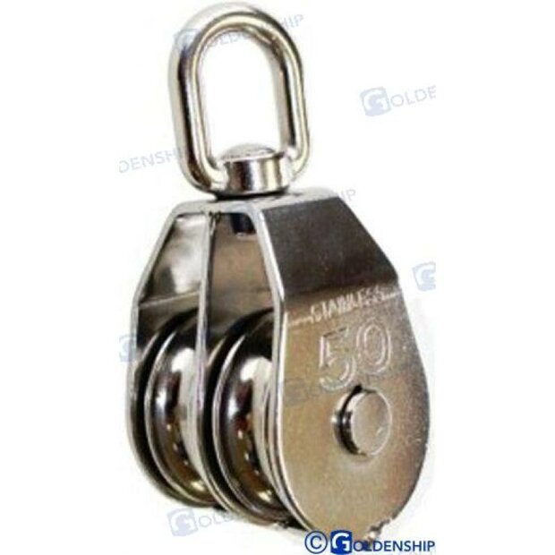 GS71086 - DUBBELE DRAAIBARE POELIE 0,8 MM 1