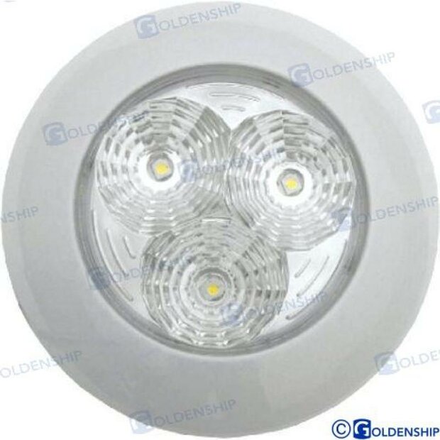 GS10438 - BINNENPLAFOND LED 3W 12V-28V WIT 1