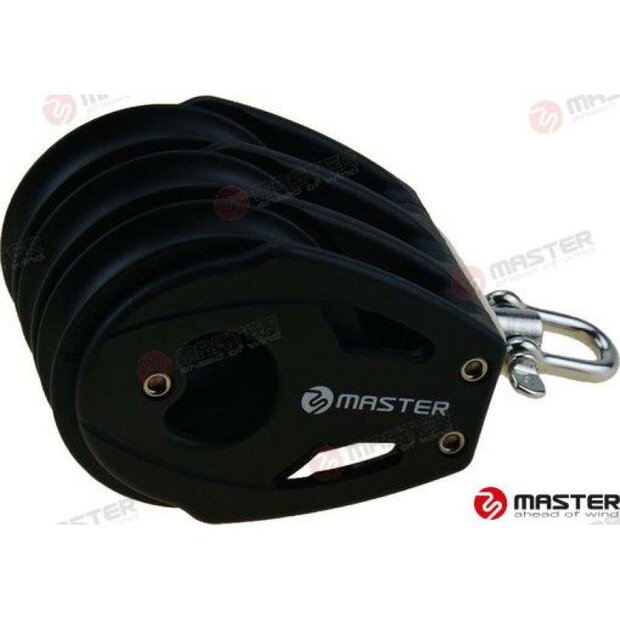 MVBB0705F - DRIEVOUDIGE POELIE MET WORTEL 75 mm 1