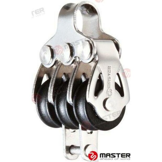 MVSB1606F - DRIEVOUDIGE POELIE MET 16 MM WORTEL 1