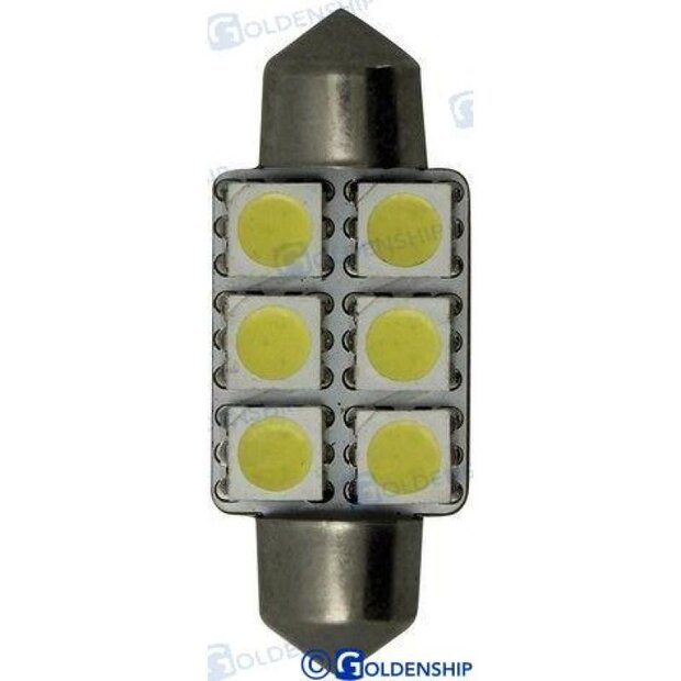 GS10540 - FESTON LAMP 6LED 1,3W 10/30V 15,9*37 1