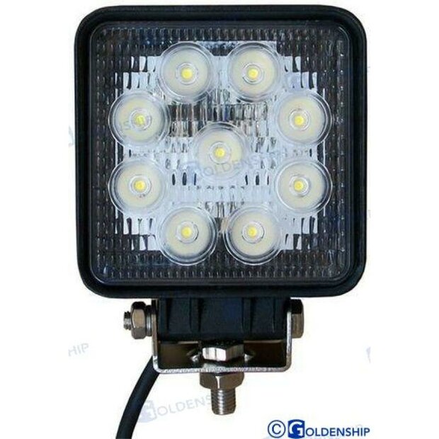 GS10243 - 27W ZWARTE LED DEKSPOTLIGHT 1