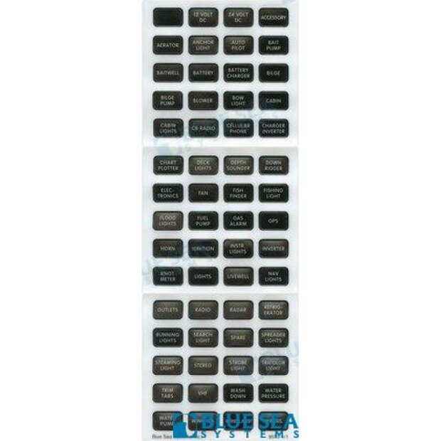 BS8214 - PANEELLABELS ZWARTE ACHTERGROND 1