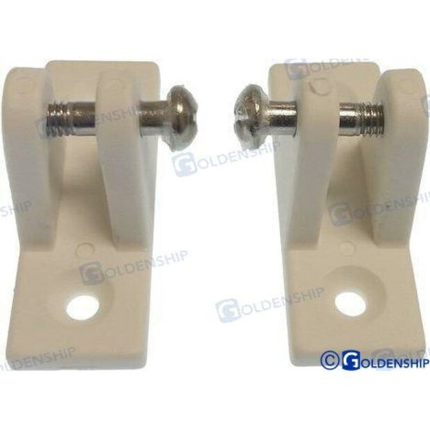 GS72238 - ONDERSTEUNING 90 graden WIT NYLON (2 1