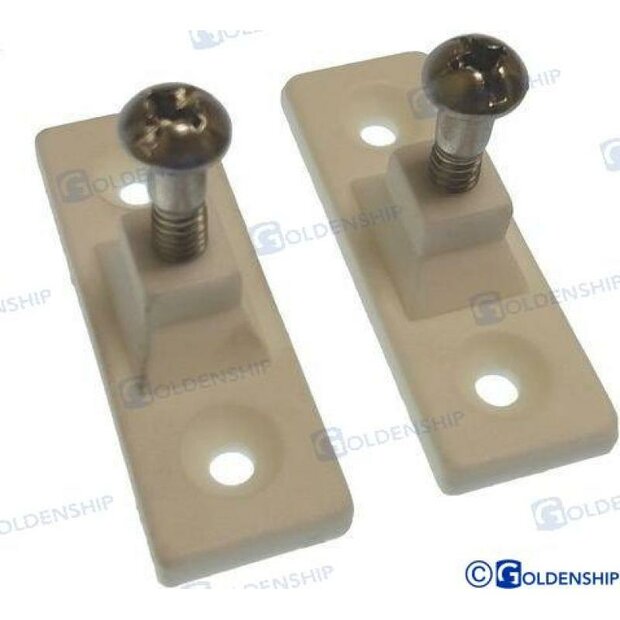 GS72239 - WITTE NYLON ZIJSTEUN (PAK VAN 2) 1