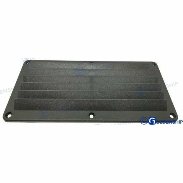 GS31191 - VENTILATIEROOSTER ABS 257x123,8mm ZWART 1
