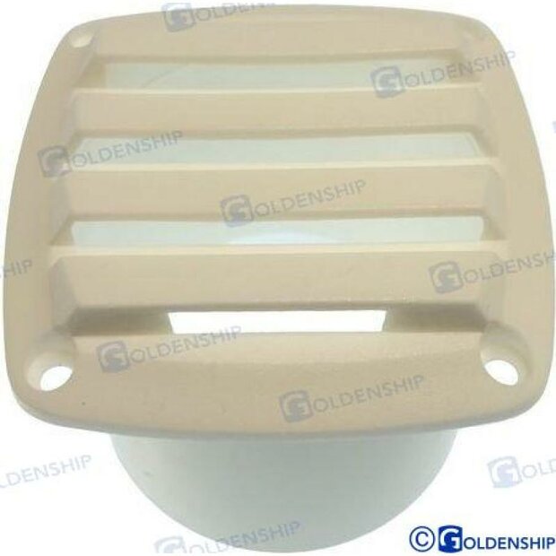 GS31194 - VENTILATIEROOSTER ABS 85X85 / 3&quot; WITTE BUIS 1