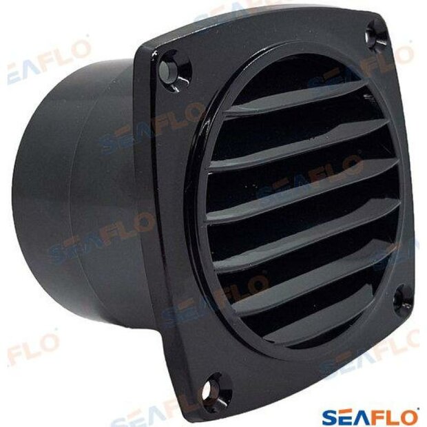 SFAV201 - VENTILATIEROOSTER 63,5*93,5 mm - ZWART 1
