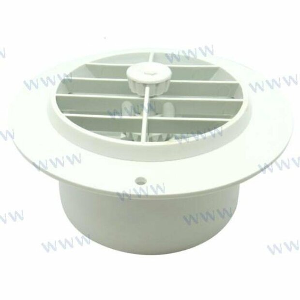 WBCL004092A - WIT VERSTELBAAR PVC-ROOSTER afm. 100 mm 1