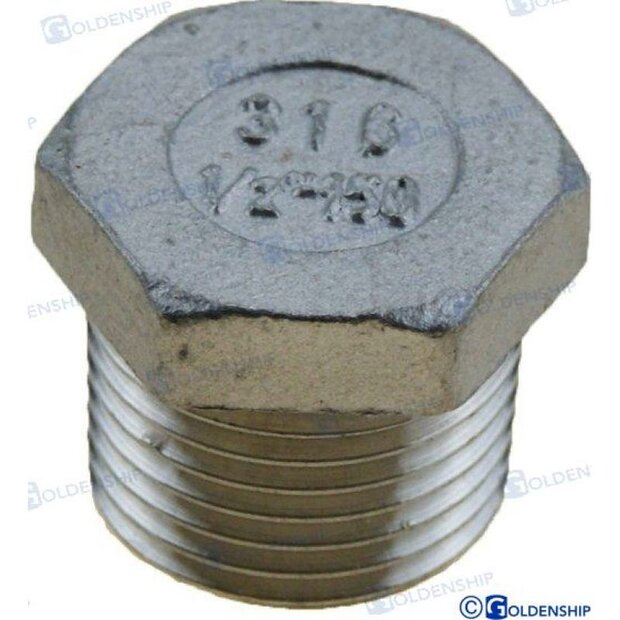 GS30583 - 1&quot; RVS MANNELIJKE STEKKERS 1