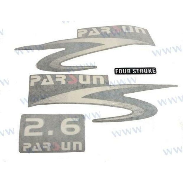 PAF2.6-07000000 - BOVENKAPSTICKER VOOR 2,6 PK Parsun 1