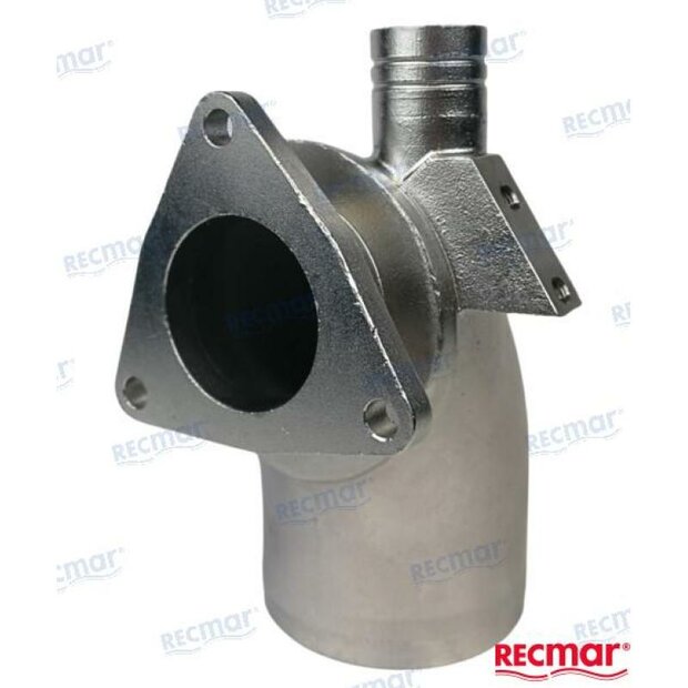 MAR119181-13500INOX - Uitlaatbocht van roestvrij staal Yanmar 1