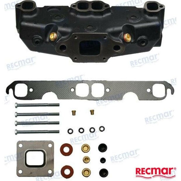 MAR735 - V8 UITLAATSPRUITSTUK Mercruiser 1