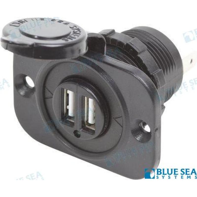 BS1016 - BASIS 12VDC 2 USB LADER 5V 2.1A