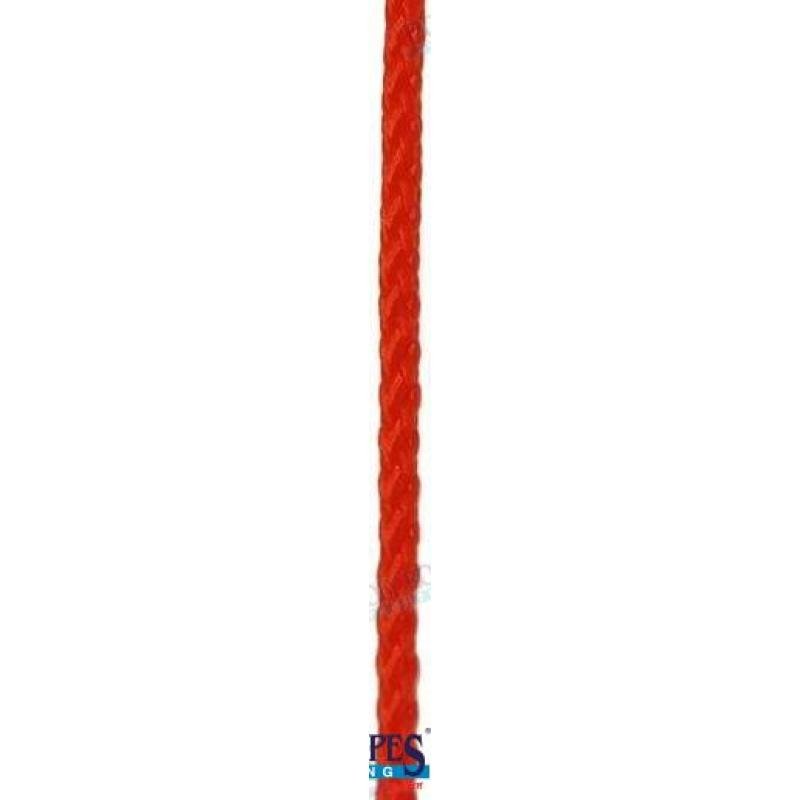 POL2203040240 - 4 MM ORANJE POLYESTER TOUW 12 M
