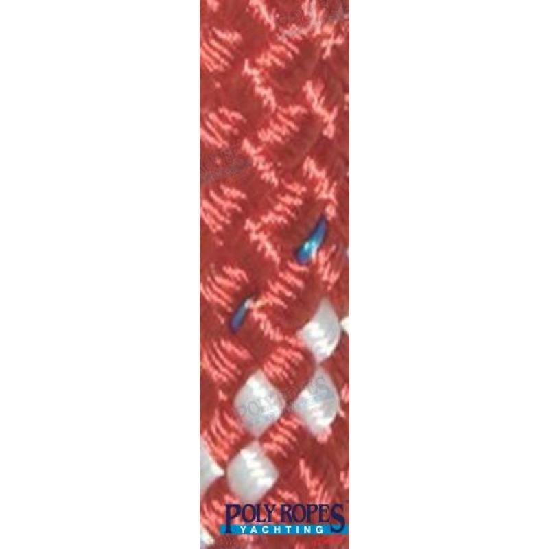 POL2229813710 - POLY-GEVLOCHTEN-32 KLEUR 10MM. ROOD (220 M