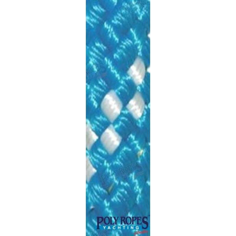 POL2269812114 - POLY-GEVLOCHTEN-32 KLEUR 14MM. BLAUW (110 M)