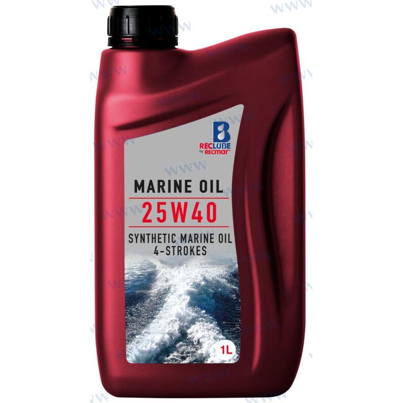 REC25W40U6 - MARINE OLIE 25W40 MIX SINT.4T 6X1LT