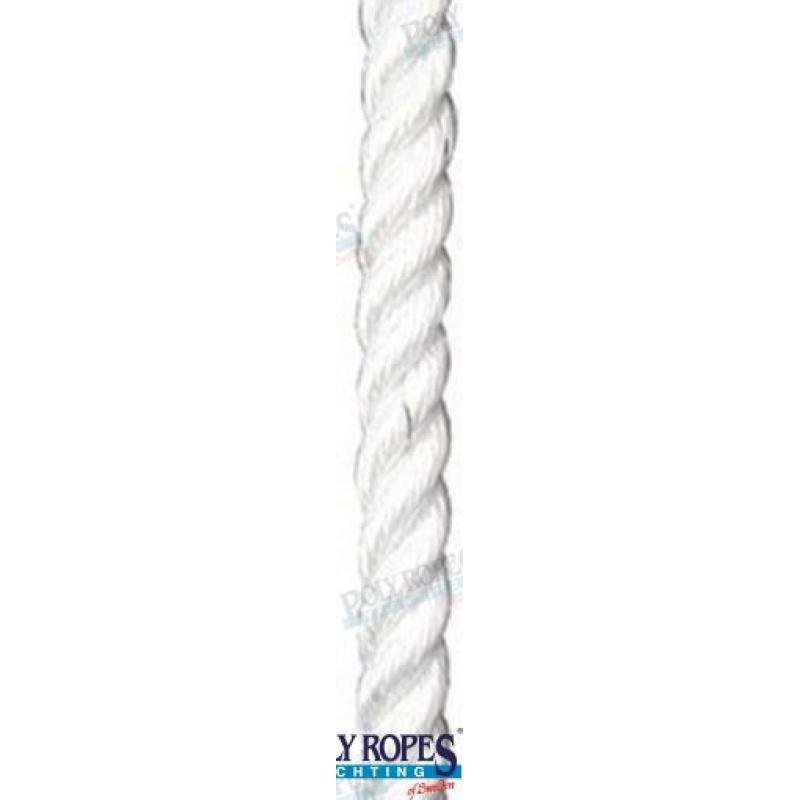 POL1109042124 - WIT BOVENWERK POLYESTER 24MM. (110M)